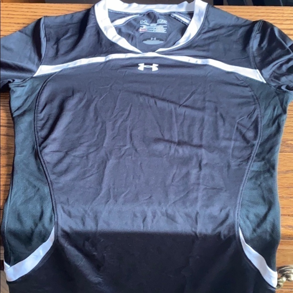 Under Armour Fitted Coupe Ajustee Black Shirt S - Picture 5 of 8